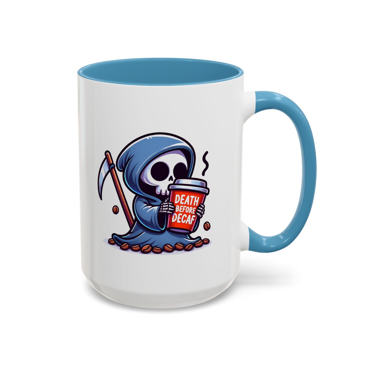 Death Before Decaf Coffee Mug
