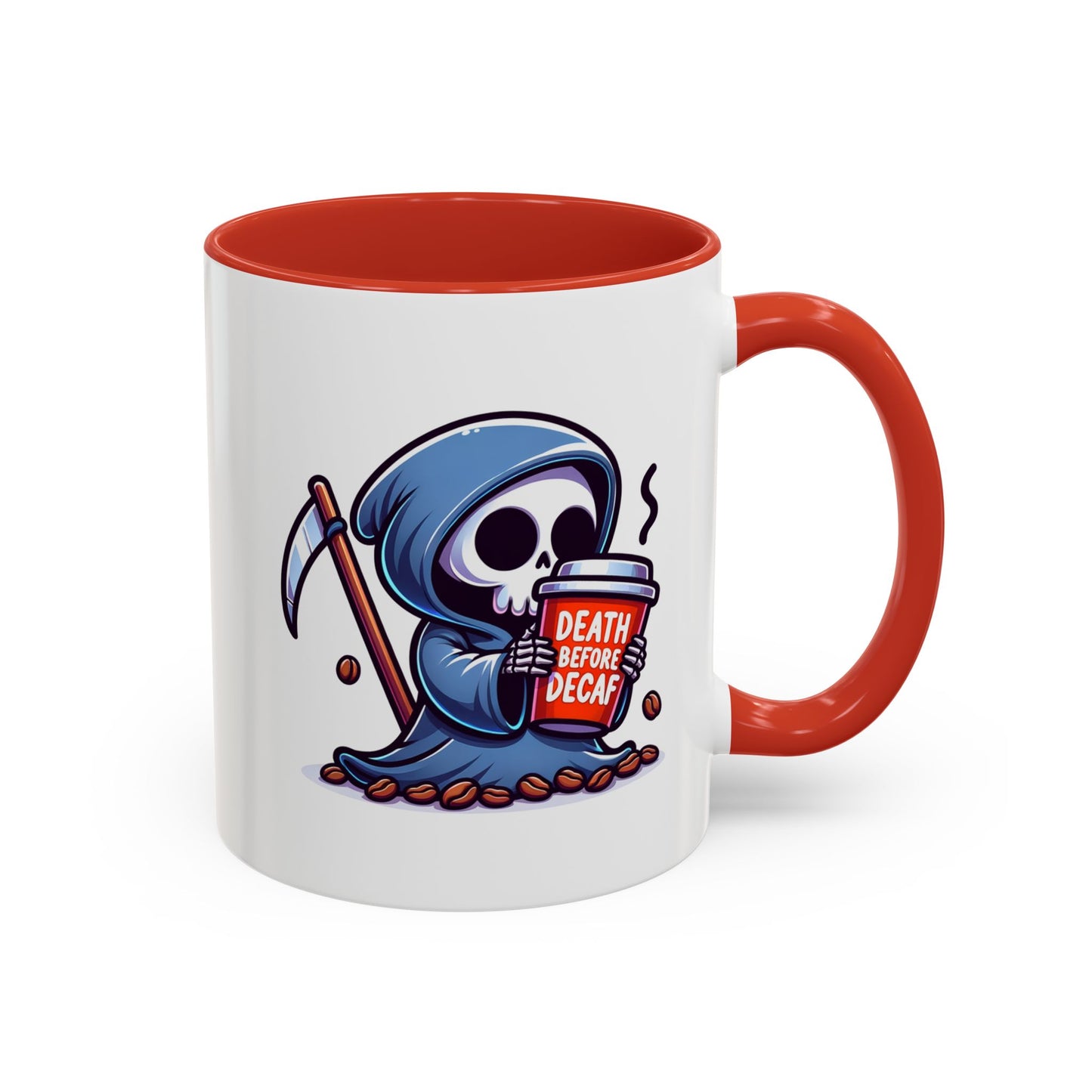Death Before Decaf Coffee Mug
