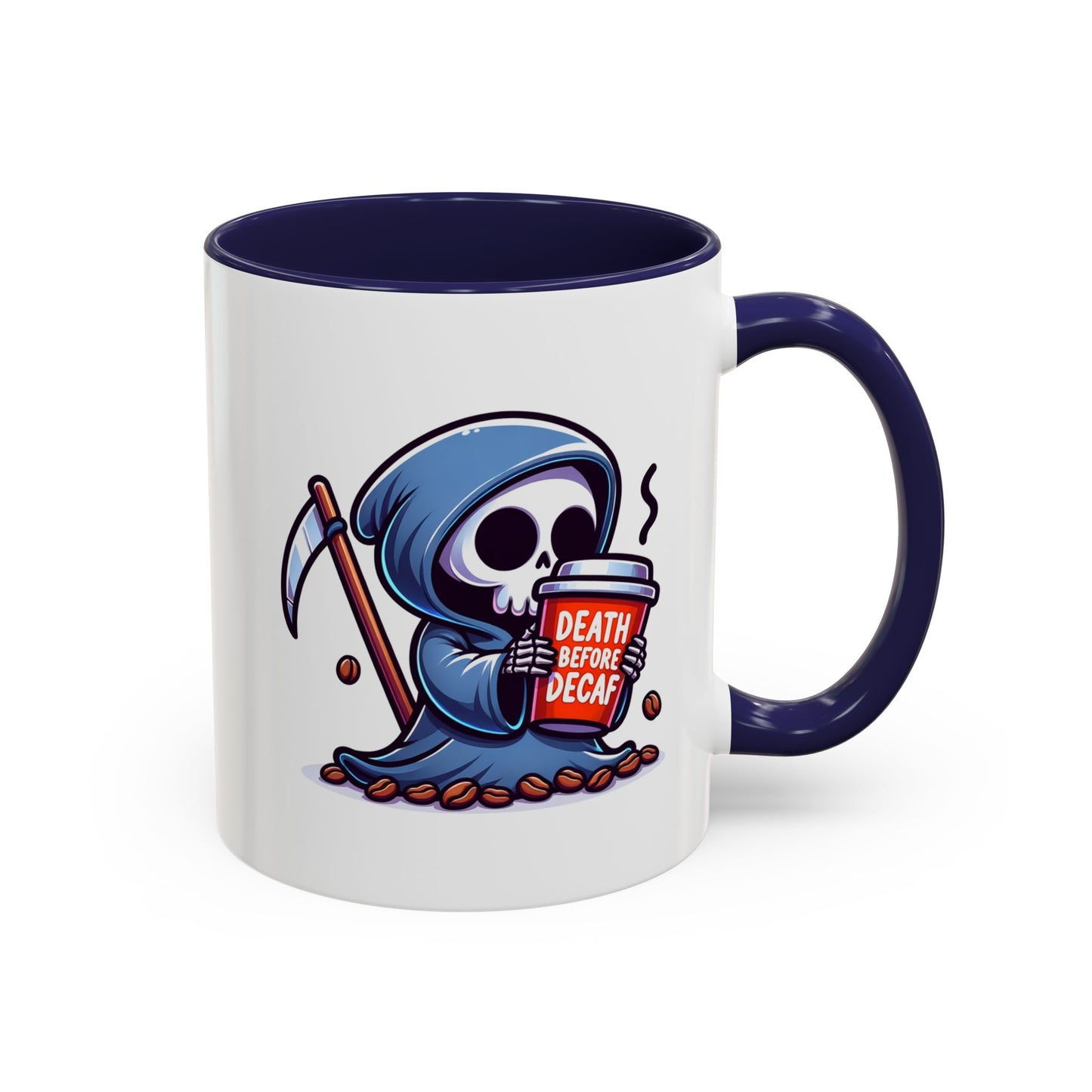 Death Before Decaf Coffee Mug