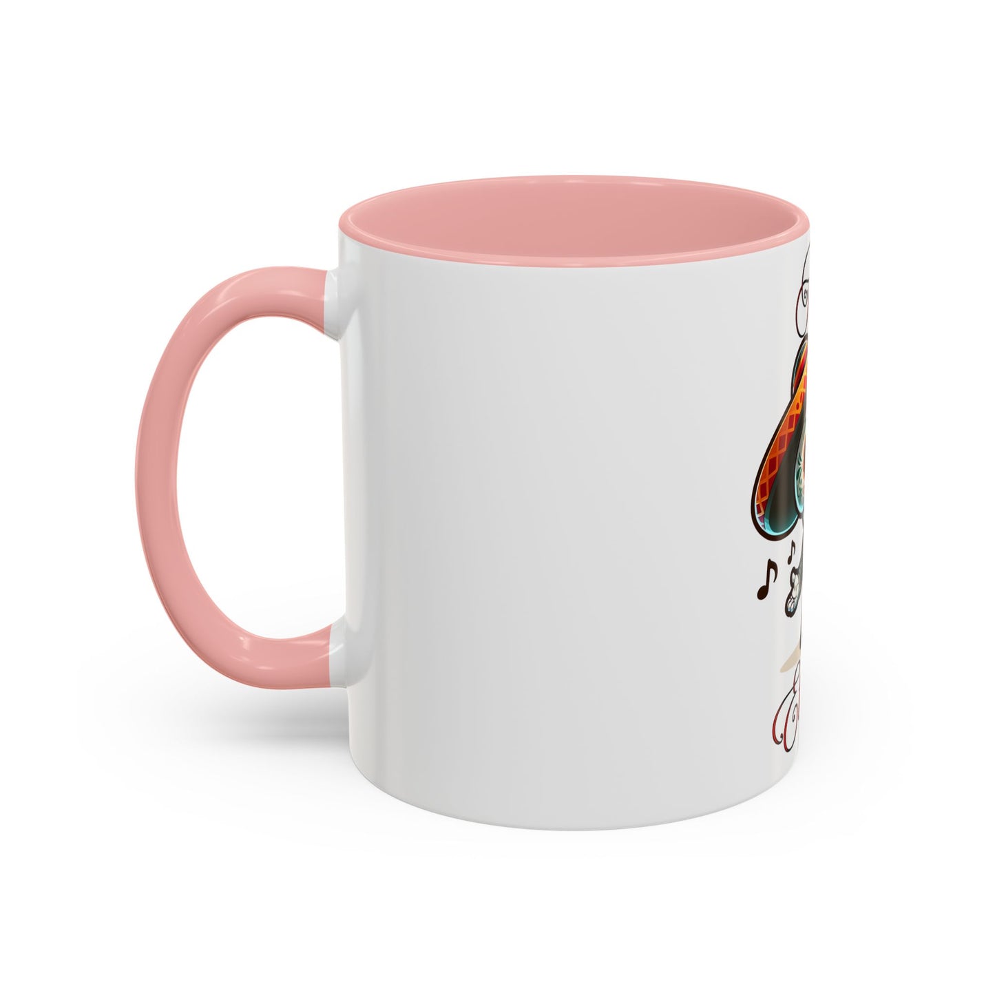 Amor Eterno Mug, Dia De Los Muertos, Day Of The Dead, Sugar Skull, Mariachi Singer Mug