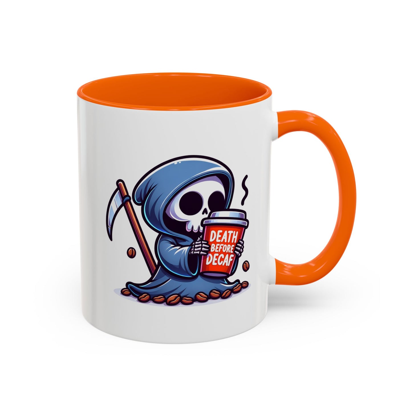 Death Before Decaf Coffee Mug