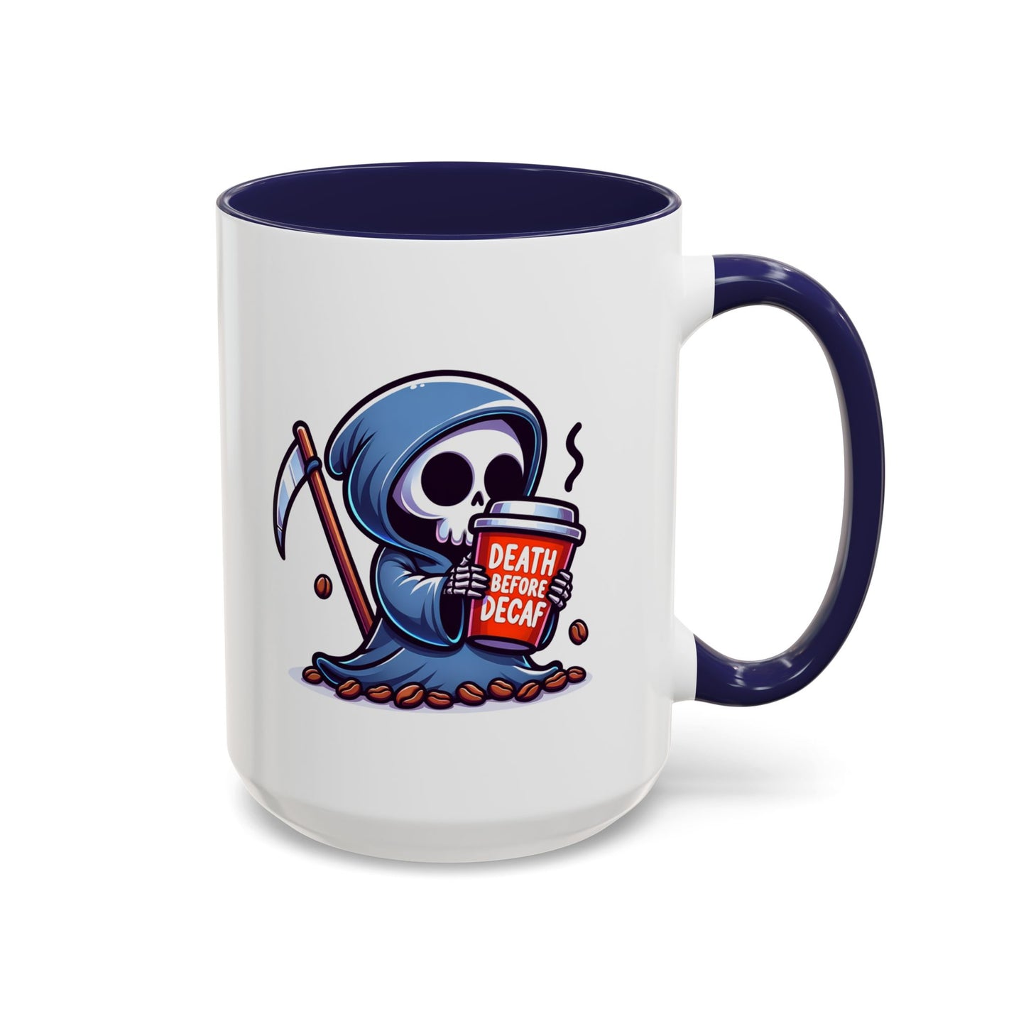 Death Before Decaf Coffee Mug