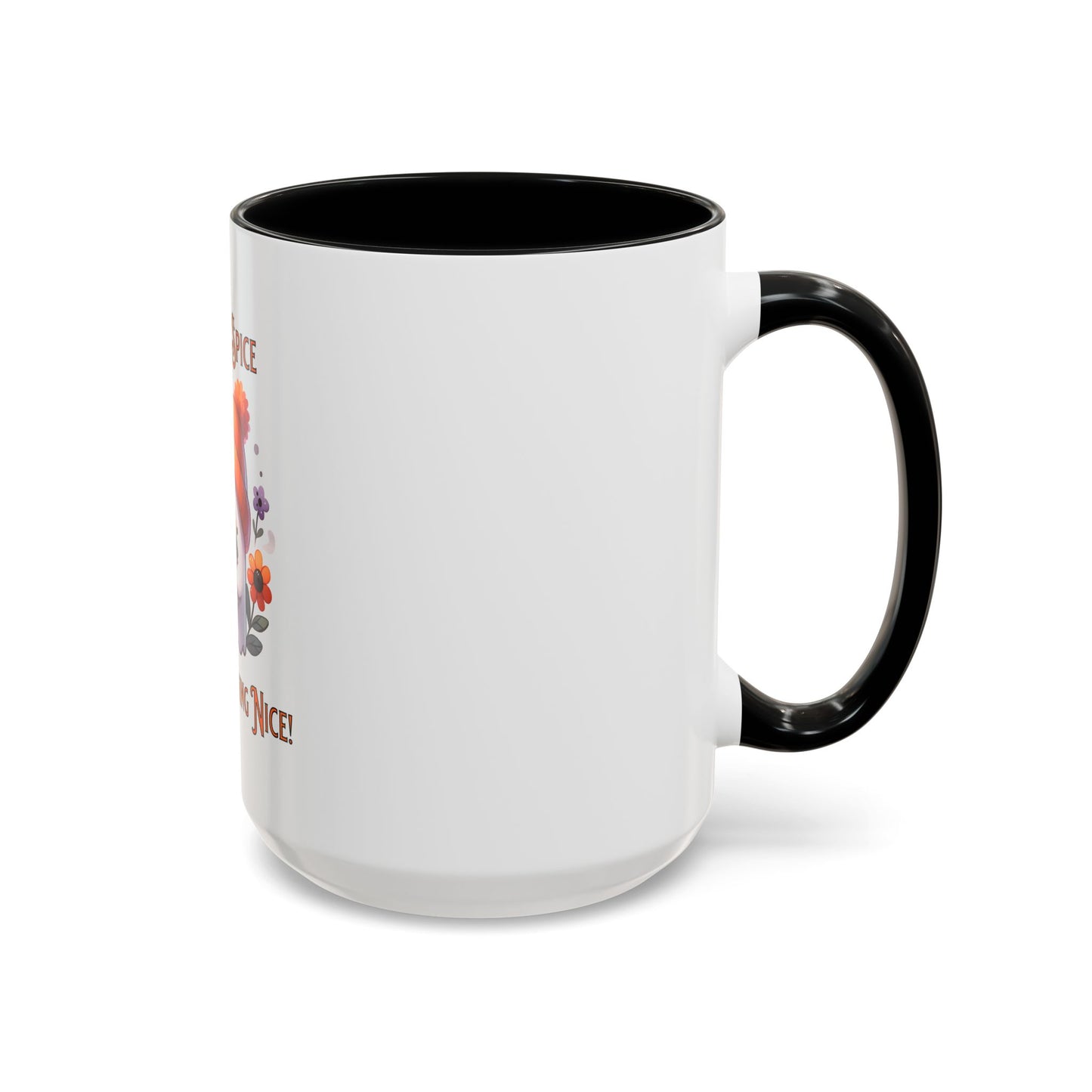 Pumpkin Spice And Everything Nice Mug, Halloween, Ghost, Funny Mug.