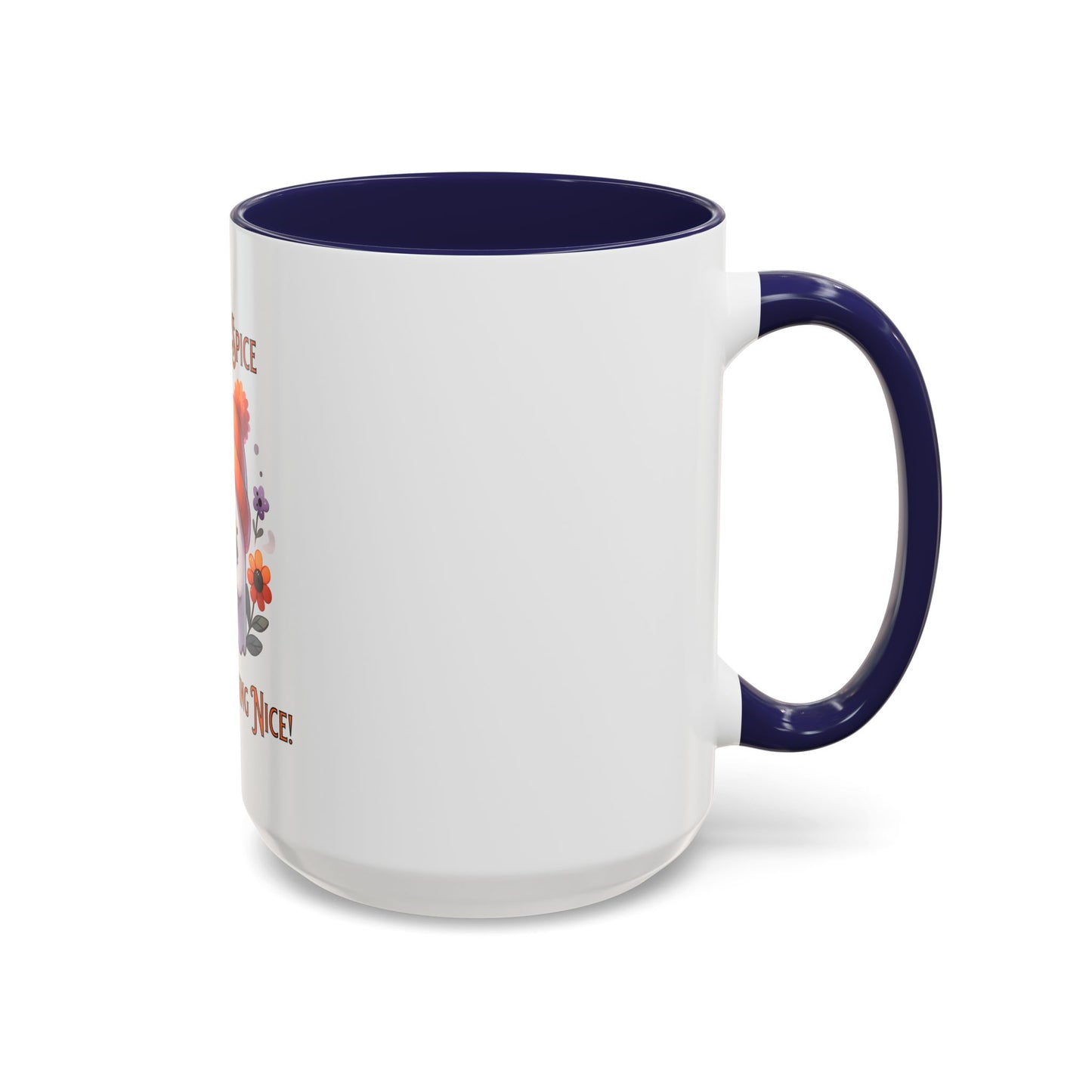 Pumpkin Spice And Everything Nice Mug, Halloween, Ghost, Funny Mug.