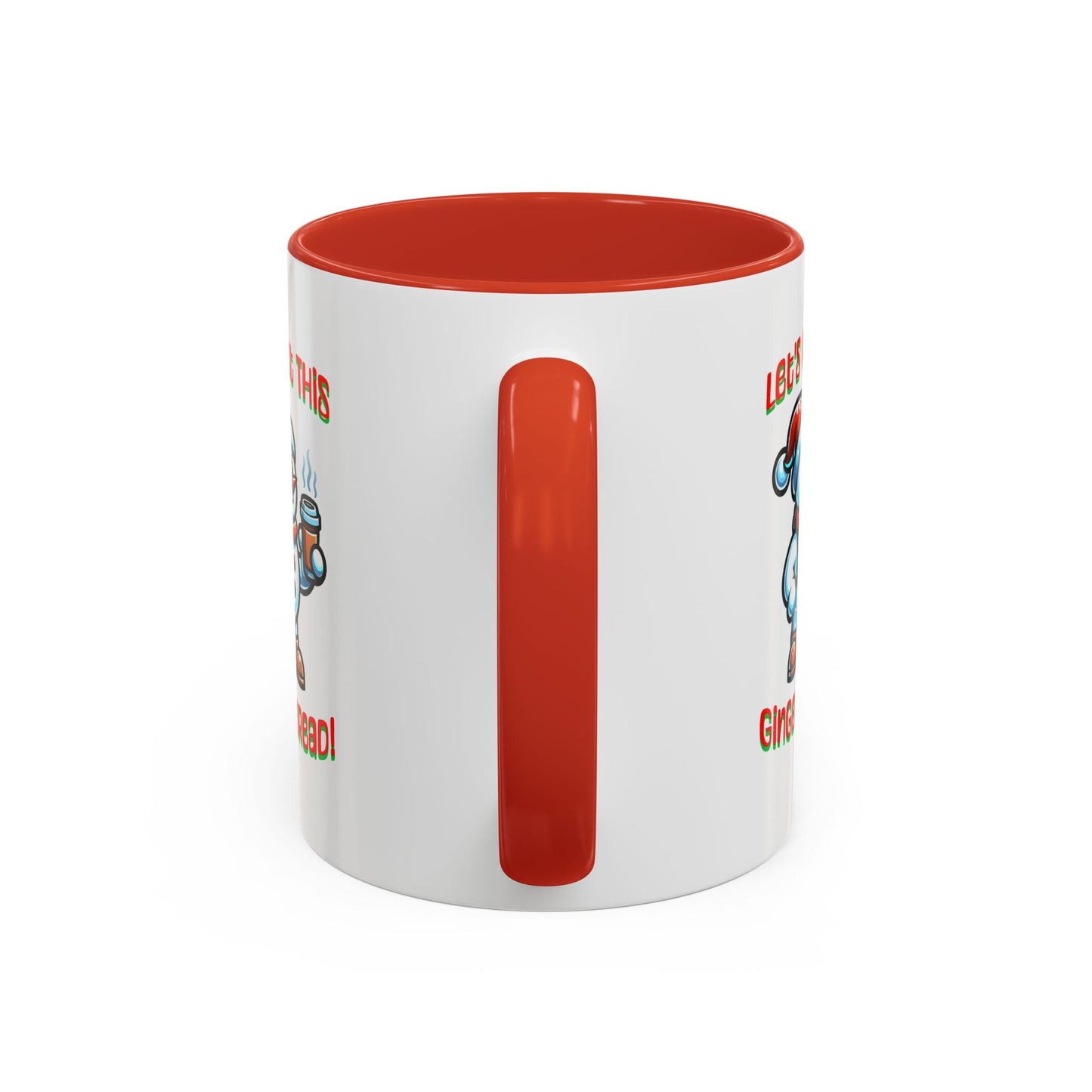 Lets Get This Ginger Bread Mug, Snowman, Coffee Mug