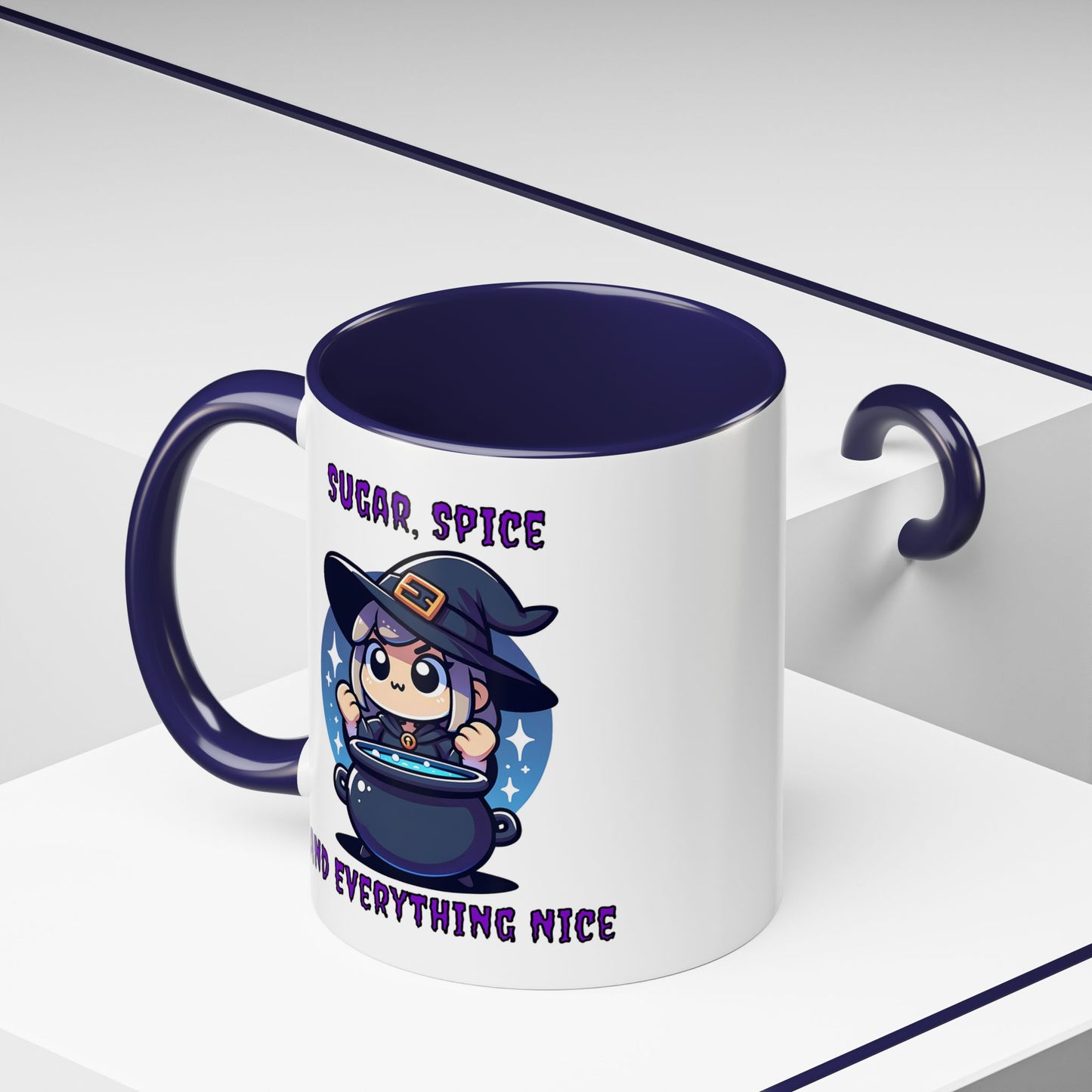 Sugar, Spice and Everything Nice Mug, Funny Witch, Halloween Mug