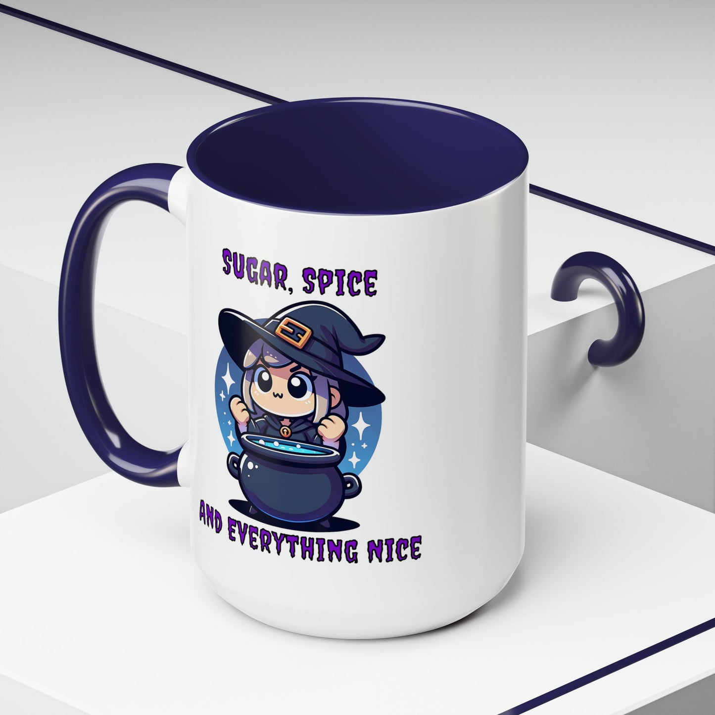 Sugar, Spice and Everything Nice Mug, Funny Witch, Halloween Mug