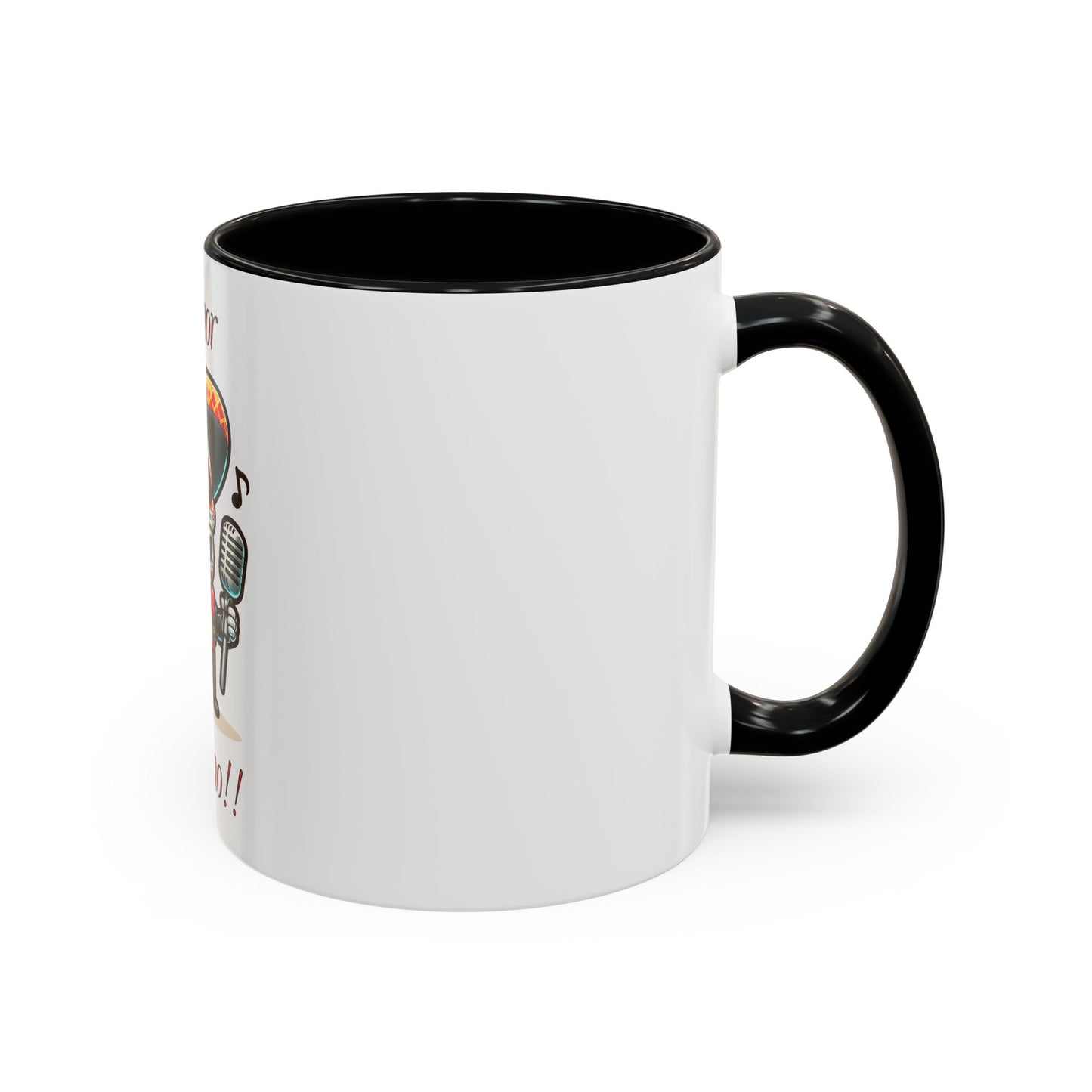 Amor Eterno Mug, Dia De Los Muertos, Day Of The Dead, Sugar Skull, Mariachi Singer Mug