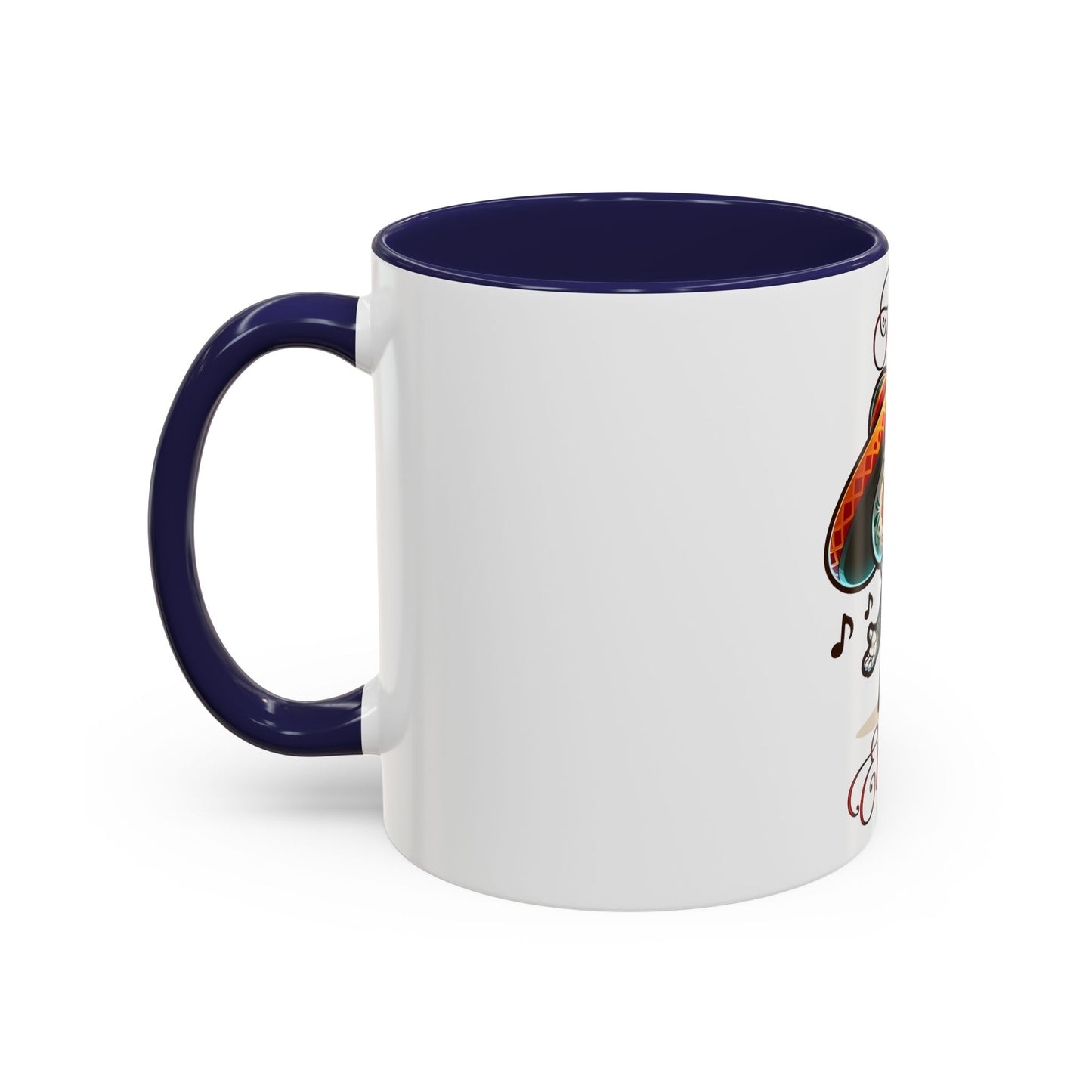 Amor Eterno Mug, Dia De Los Muertos, Day Of The Dead, Sugar Skull, Mariachi Singer Mug