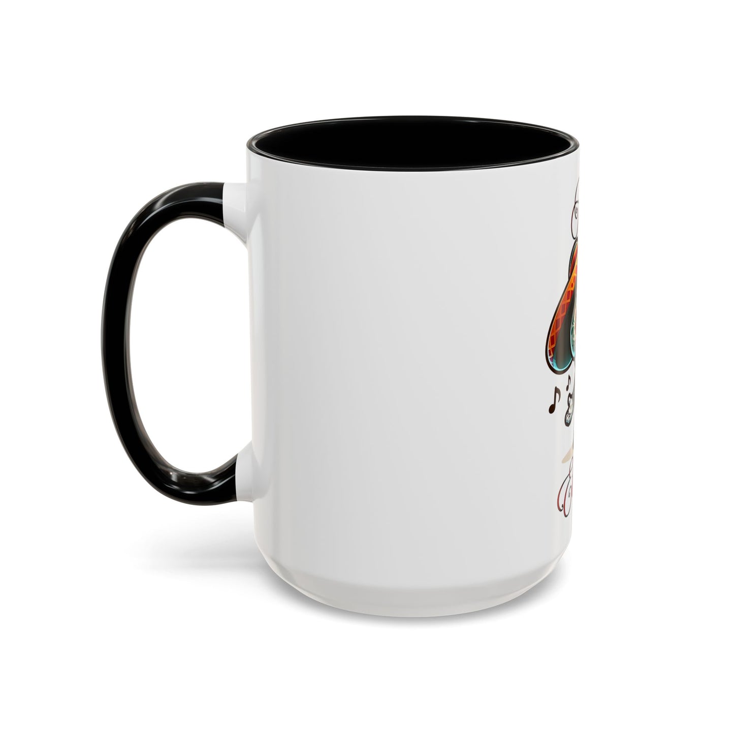 Amor Eterno Mug, Dia De Los Muertos, Day Of The Dead, Sugar Skull, Mariachi Singer Mug