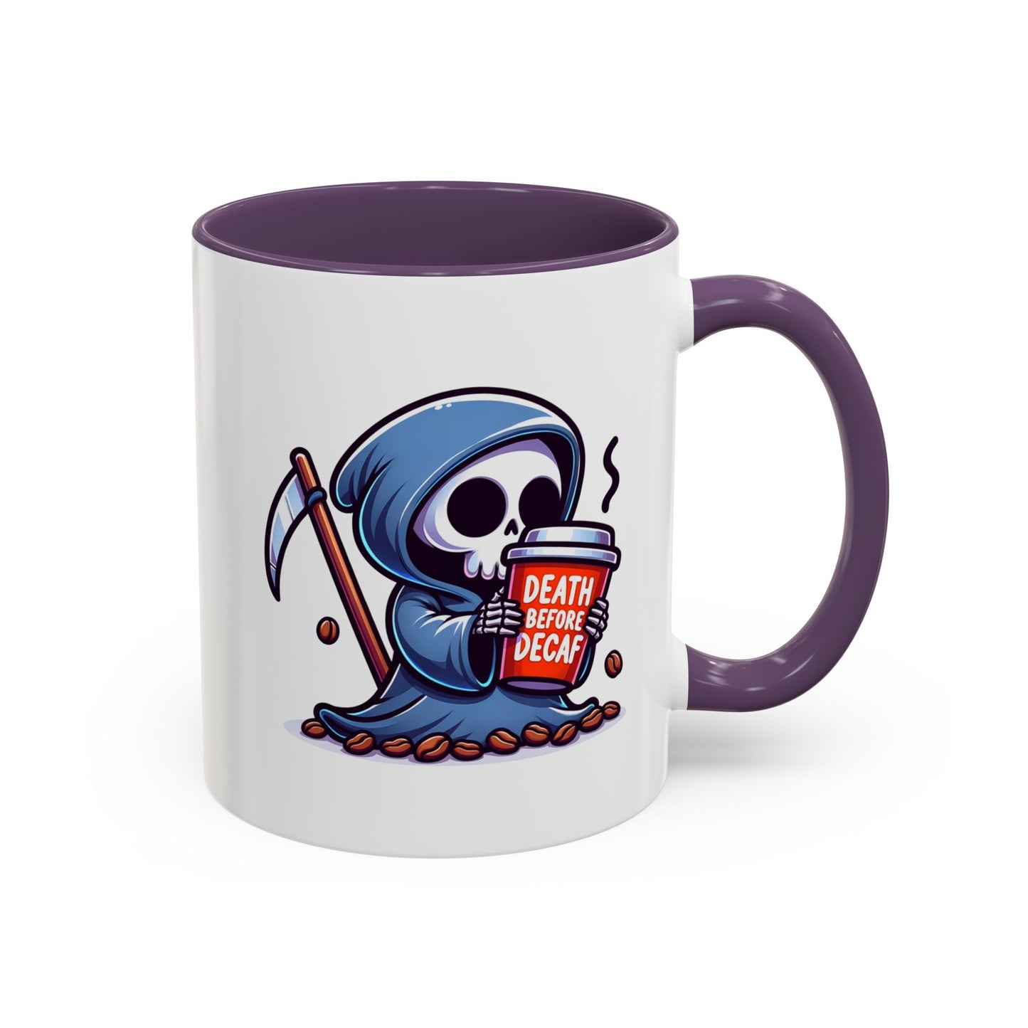 Death Before Decaf Coffee Mug