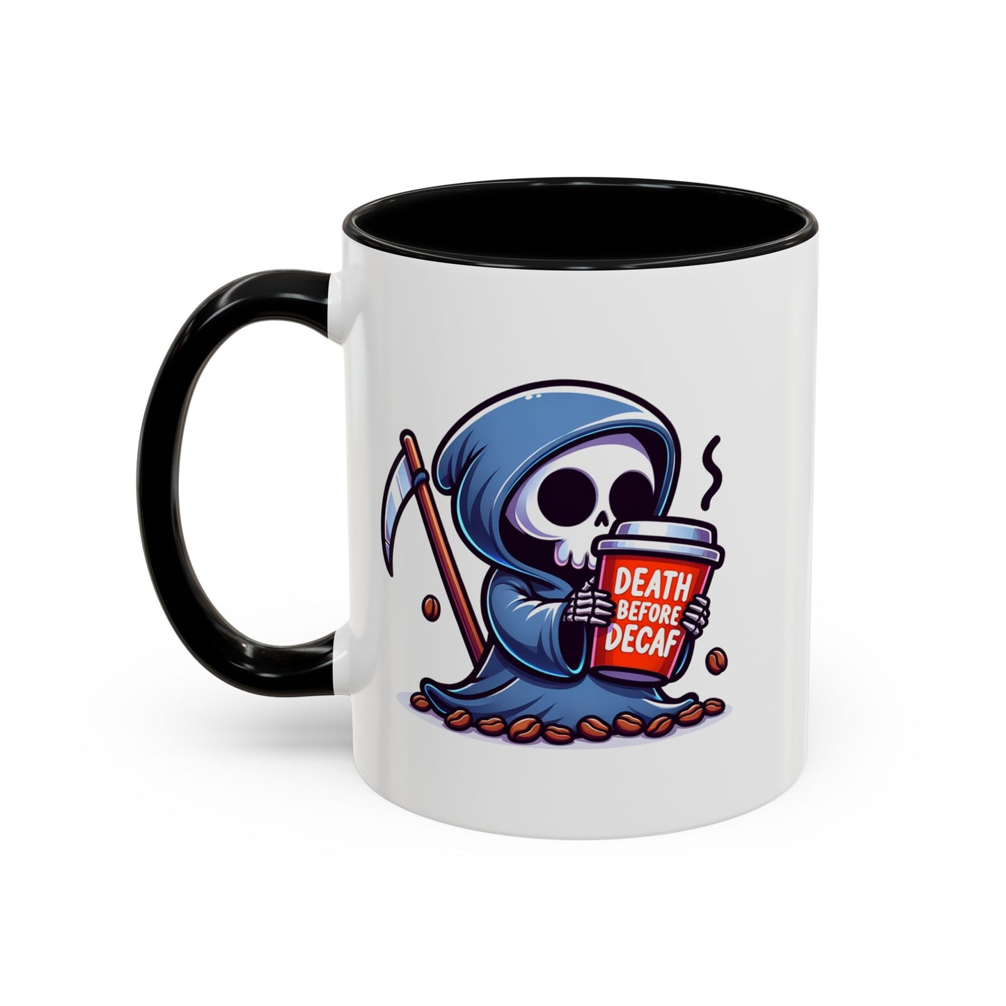 Death Before Decaf Coffee Mug