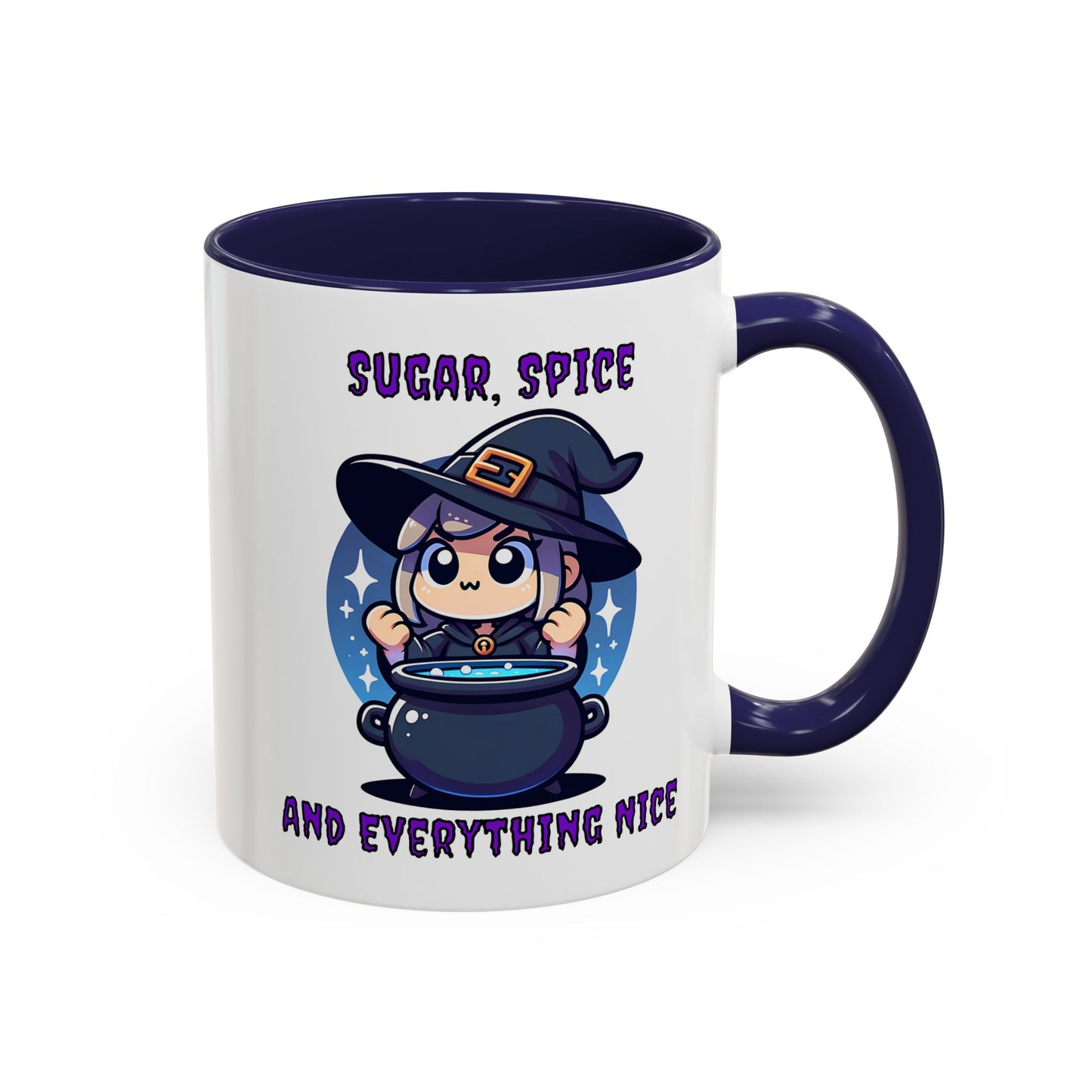 Sugar, Spice and Everything Nice Mug, Funny Witch, Halloween Mug