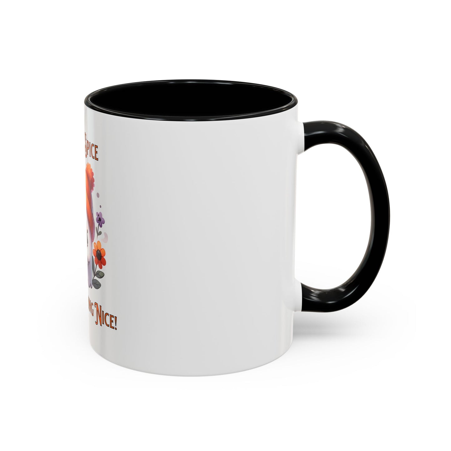 Pumpkin Spice And Everything Nice Mug, Halloween, Ghost, Funny Mug.