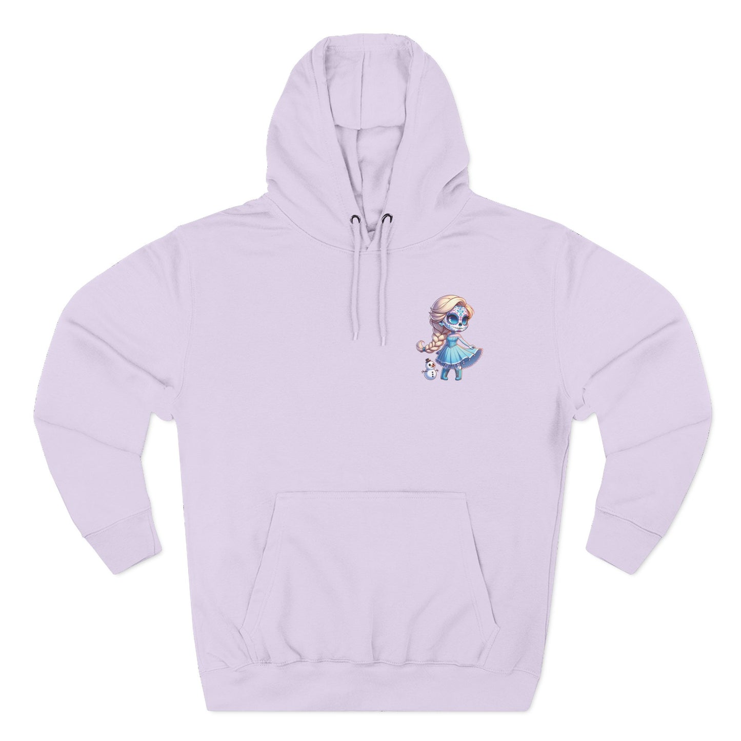 Frozen Elsa Character Fleece Hoodie | Cozy Halloween Sweater, Gifts for Kids, Fall Fashion, Spooky Season Apparel