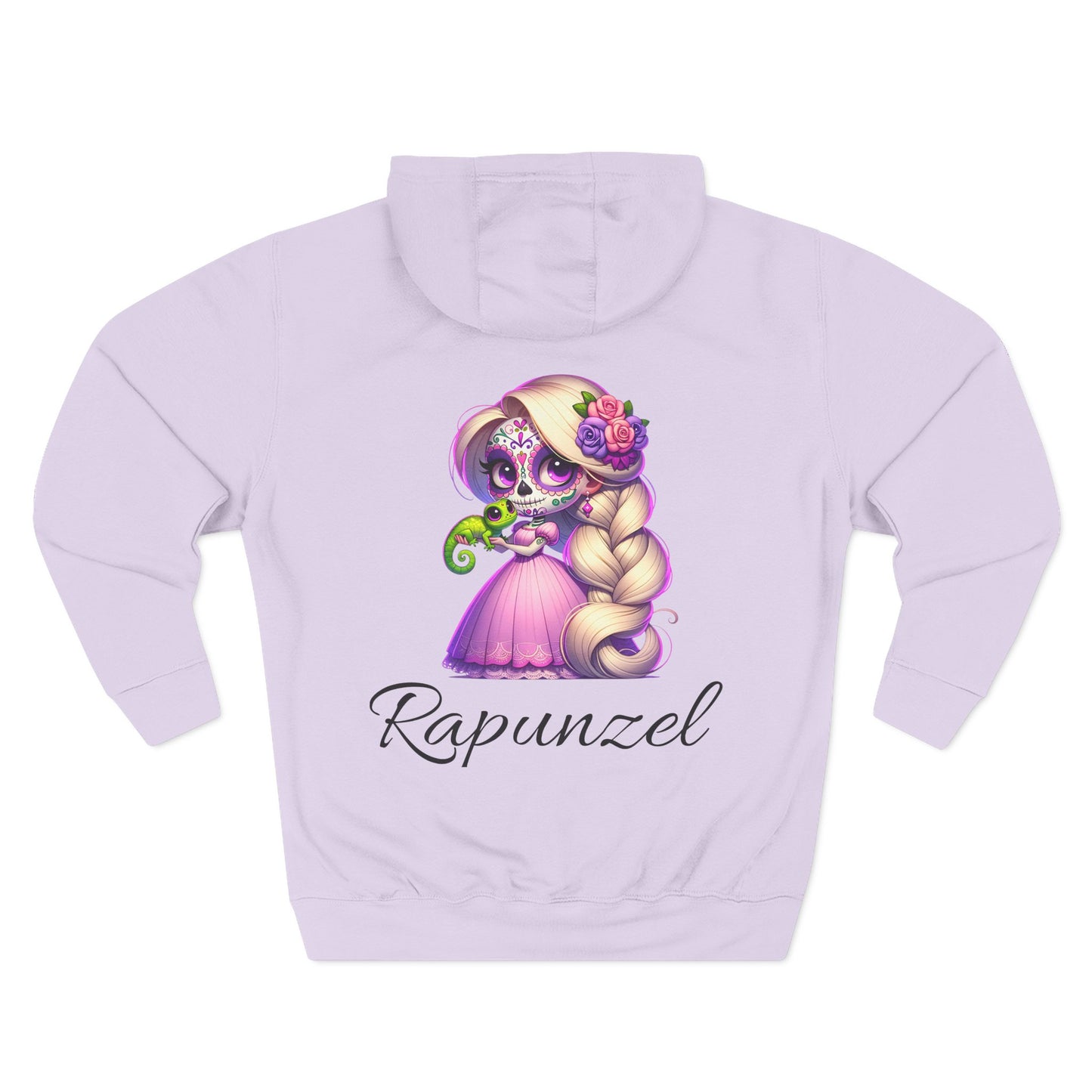 Rapunzel Illustration Hoodie | Fairy Tale Princess Graphic Pullover