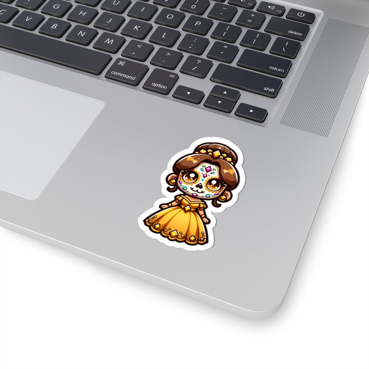 BELLE!!! Charming Dia de los Muertos Princess Stickers, Cute Stickers for Laptop, Phone, Scrapbooking, Gifts, Halloween Decor