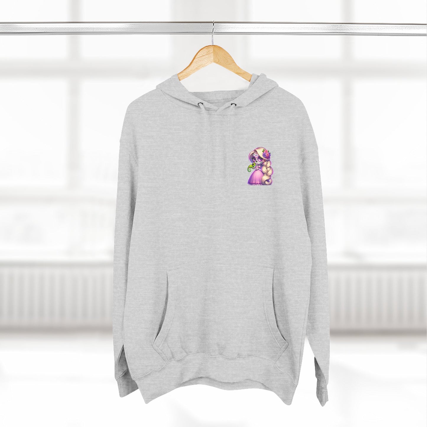 Rapunzel Illustration Hoodie | Fairy Tale Princess Graphic Pullover