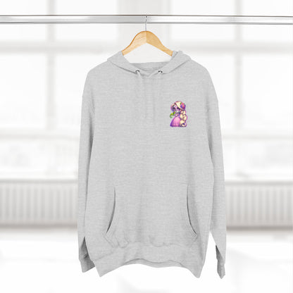 Rapunzel Illustration Hoodie | Fairy Tale Princess Graphic Pullover