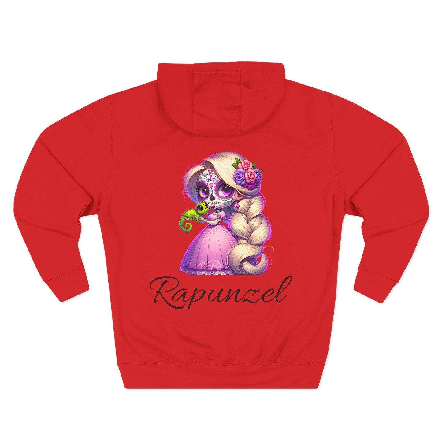 Rapunzel Illustration Hoodie | Fairy Tale Princess Graphic Pullover