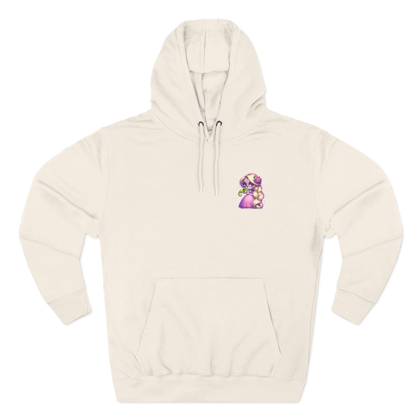 Rapunzel Illustration Hoodie | Fairy Tale Princess Graphic Pullover