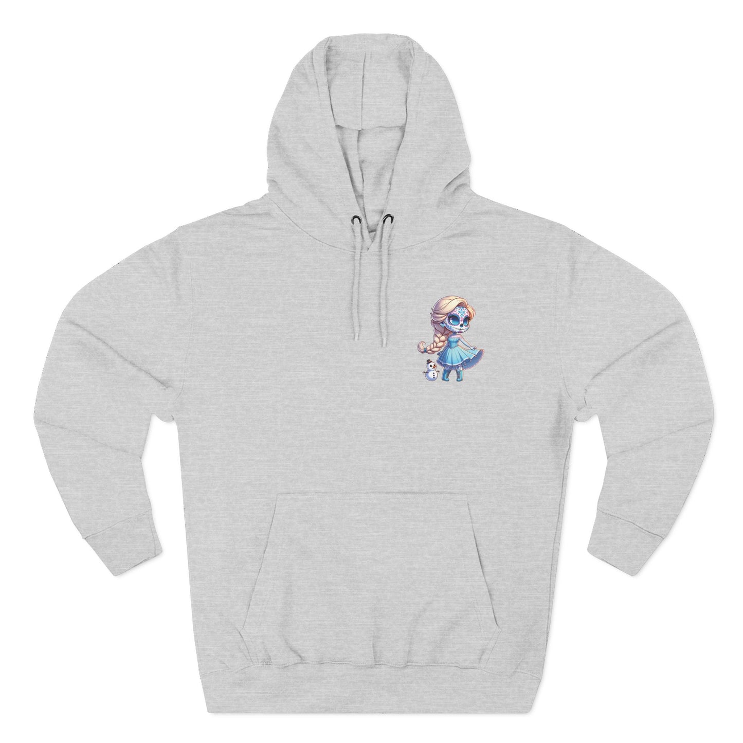 Frozen Elsa Character Fleece Hoodie | Cozy Halloween Sweater, Gifts for Kids, Fall Fashion, Spooky Season Apparel