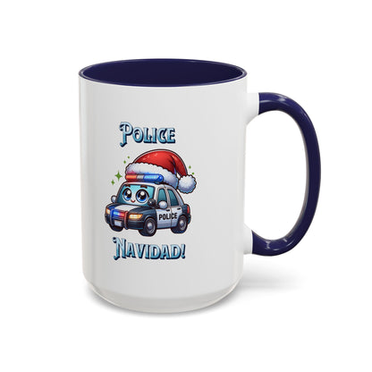 Police Navidad Coffee Mug (11, 15oz)