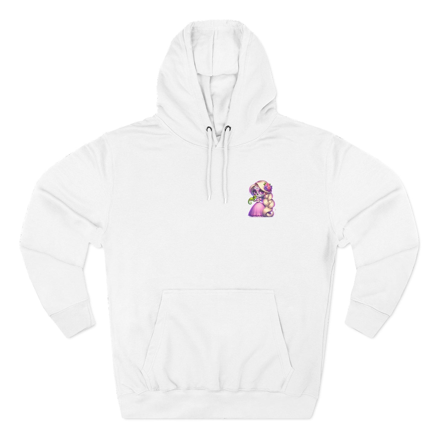 Rapunzel Illustration Hoodie | Fairy Tale Princess Graphic Pullover