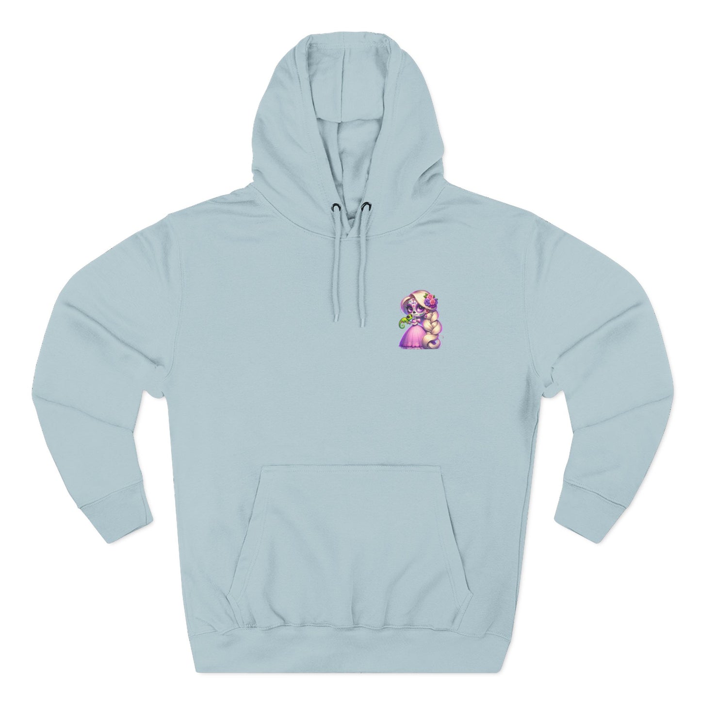 Rapunzel Illustration Hoodie | Fairy Tale Princess Graphic Pullover