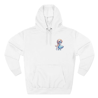 Frozen Elsa Character Fleece Hoodie | Cozy Halloween Sweater, Gifts for Kids, Fall Fashion, Spooky Season Apparel
