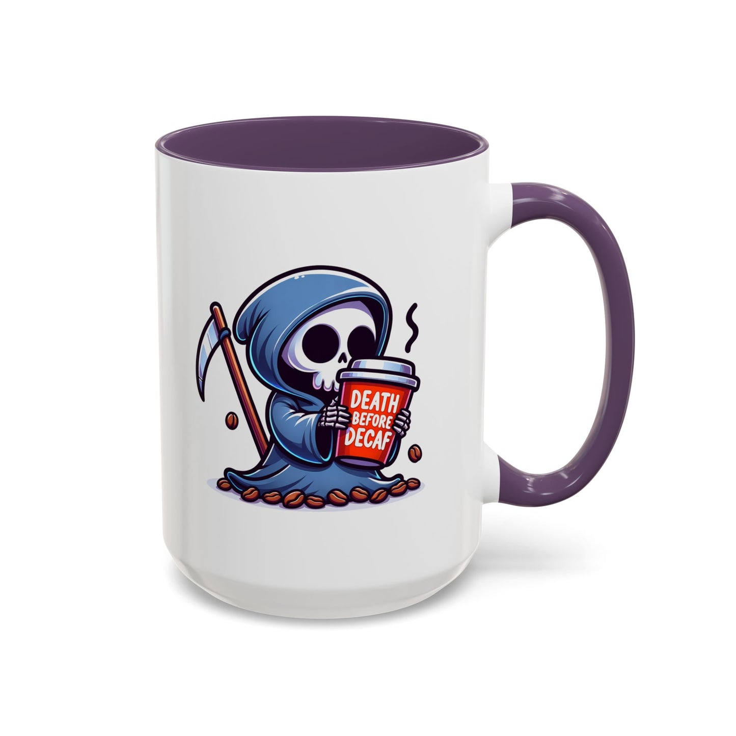 Death Before Decaf Coffee Mug
