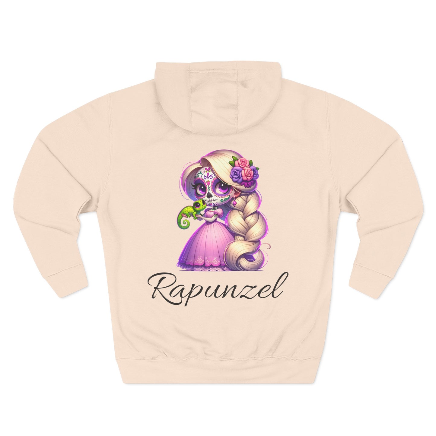 Rapunzel Illustration Hoodie | Fairy Tale Princess Graphic Pullover
