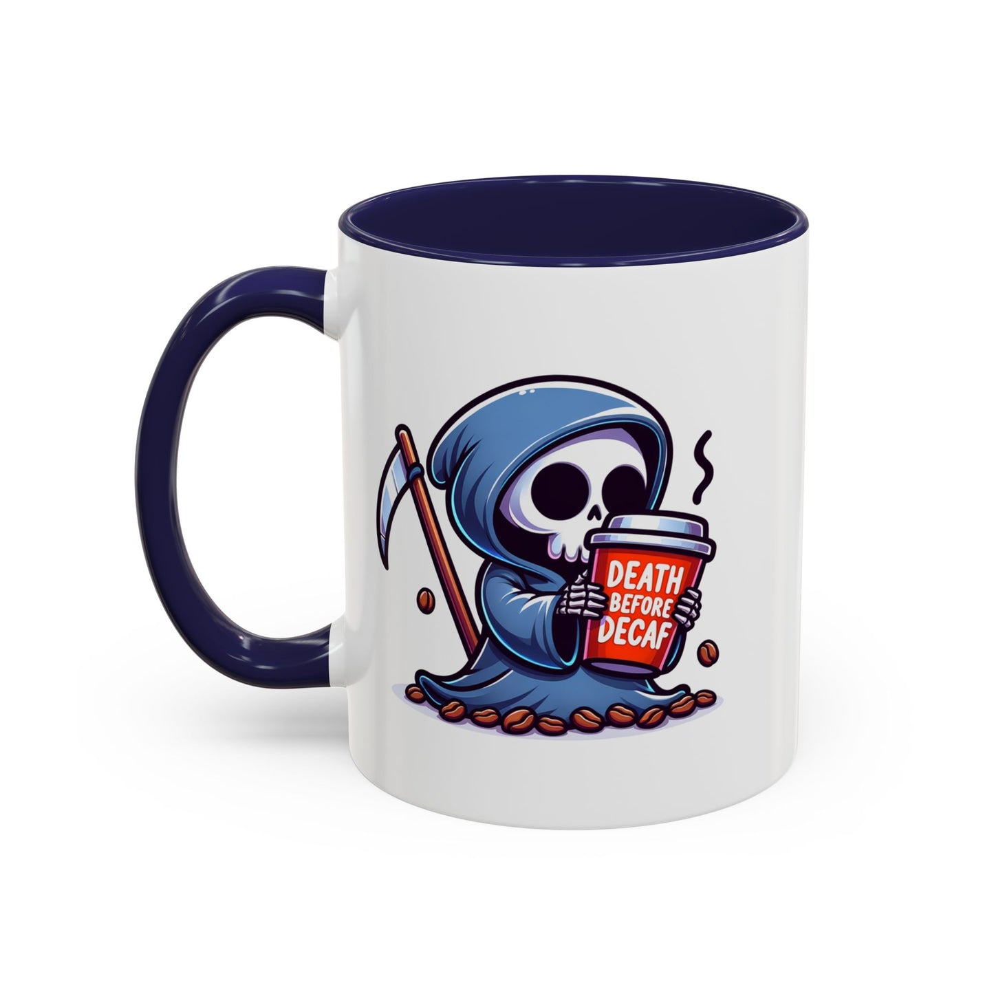 Death Before Decaf Coffee Mug