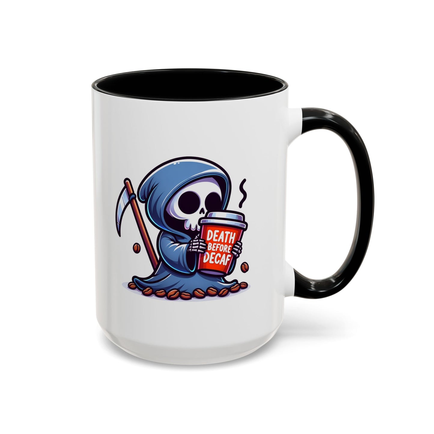 Death Before Decaf Coffee Mug