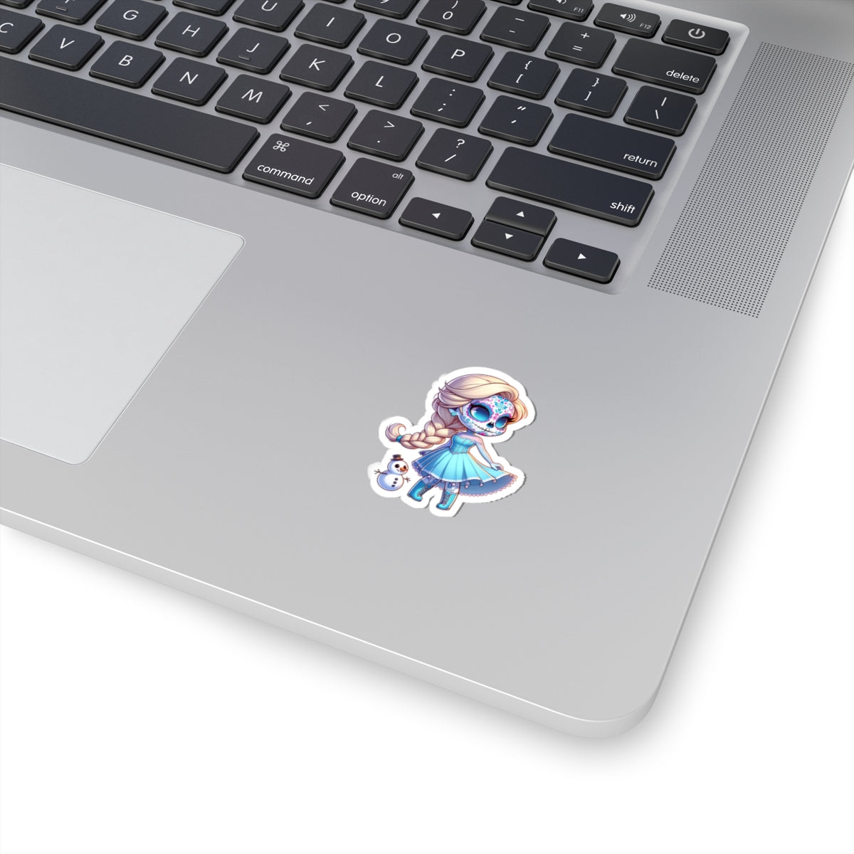 Elsa!!! Cute Sugar Skull Princess Stickers, Laptop Decals, Halloween Decor, Dia de los Muertos, Gift for Teens
