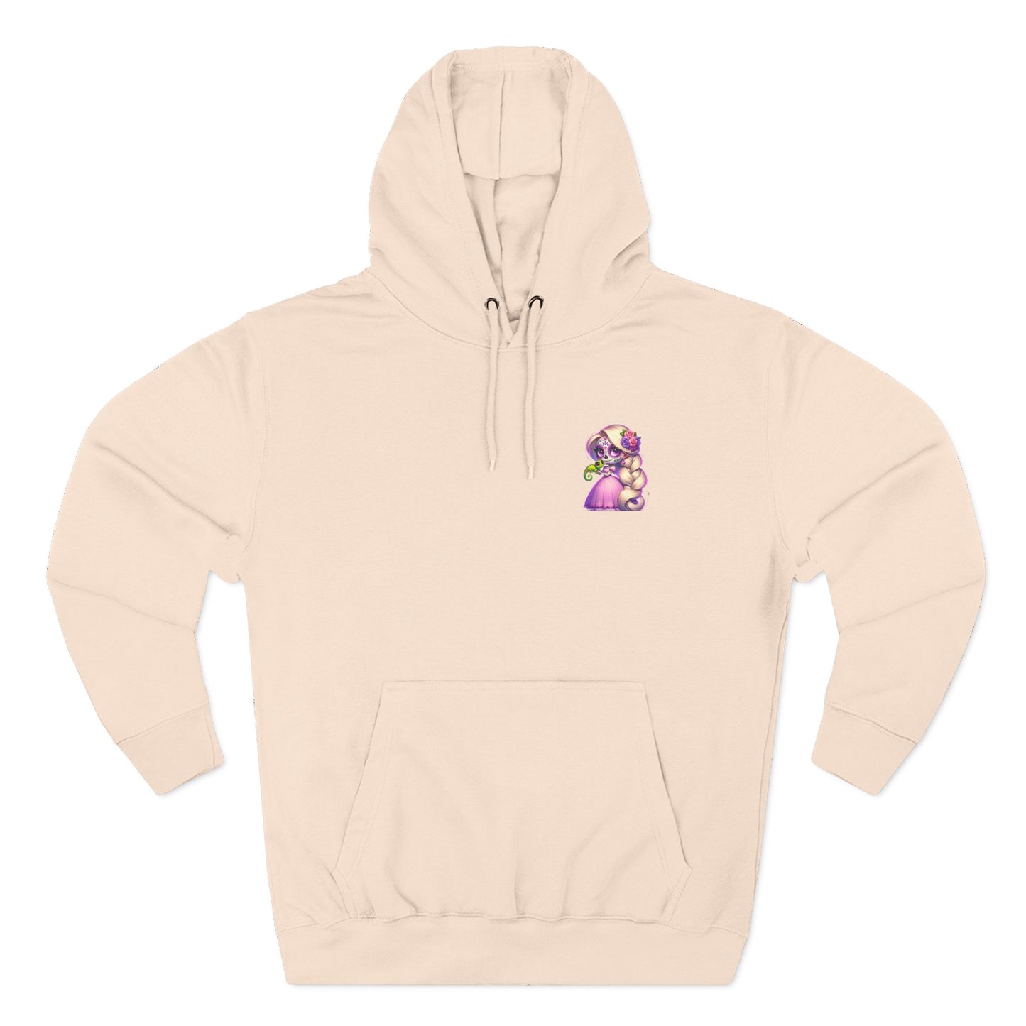 Rapunzel Illustration Hoodie | Fairy Tale Princess Graphic Pullover