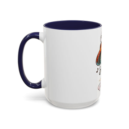 Amor Eterno Mug, Dia De Los Muertos, Day Of The Dead, Sugar Skull, Mariachi Singer Mug