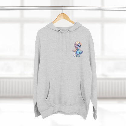 Frozen Elsa Character Fleece Hoodie | Cozy Halloween Sweater, Gifts for Kids, Fall Fashion, Spooky Season Apparel