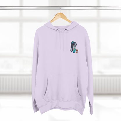 Princess Jasmine Fleece Hoodie, Cozy Cartoon Sweatshirt for Winter, Perfect Gift for Kids, Fun Illustration Hoodie, Cute Casual Wear