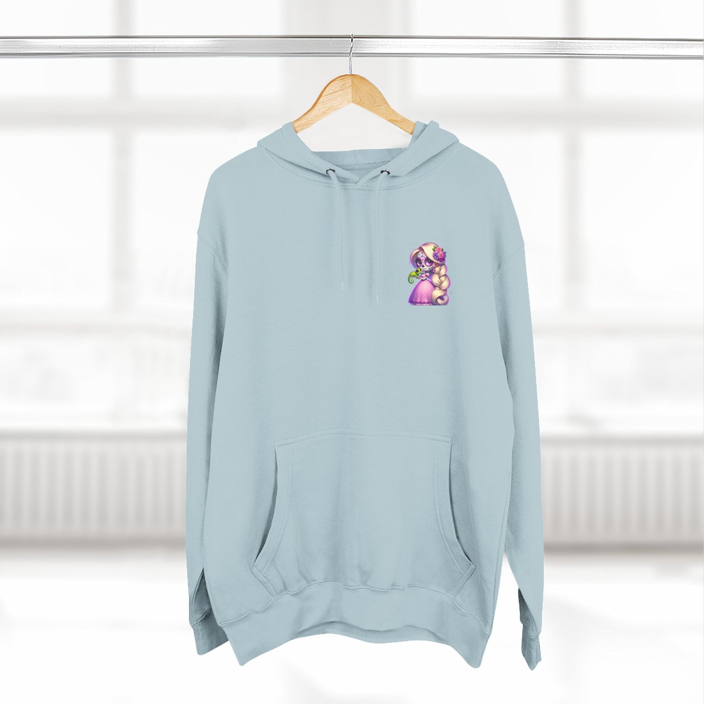 Rapunzel Illustration Hoodie | Fairy Tale Princess Graphic Pullover