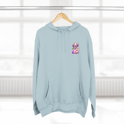 Rapunzel Illustration Hoodie | Fairy Tale Princess Graphic Pullover