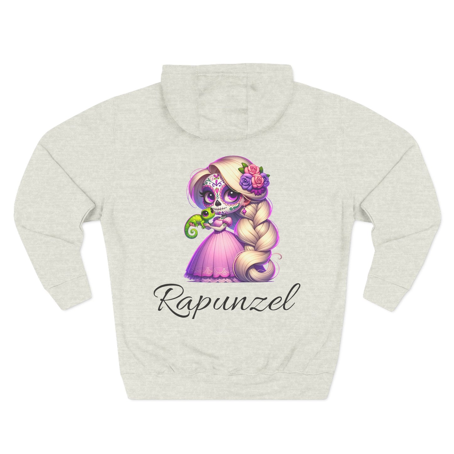 Rapunzel Illustration Hoodie | Fairy Tale Princess Graphic Pullover