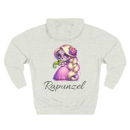 Rapunzel Illustration Hoodie | Fairy Tale Princess Graphic Pullover