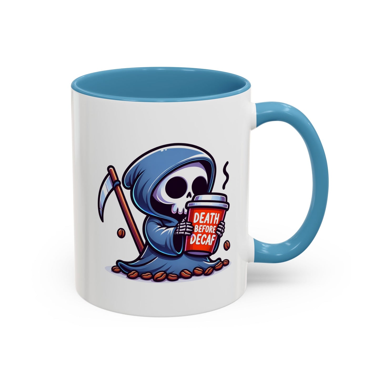 Death Before Decaf Coffee Mug