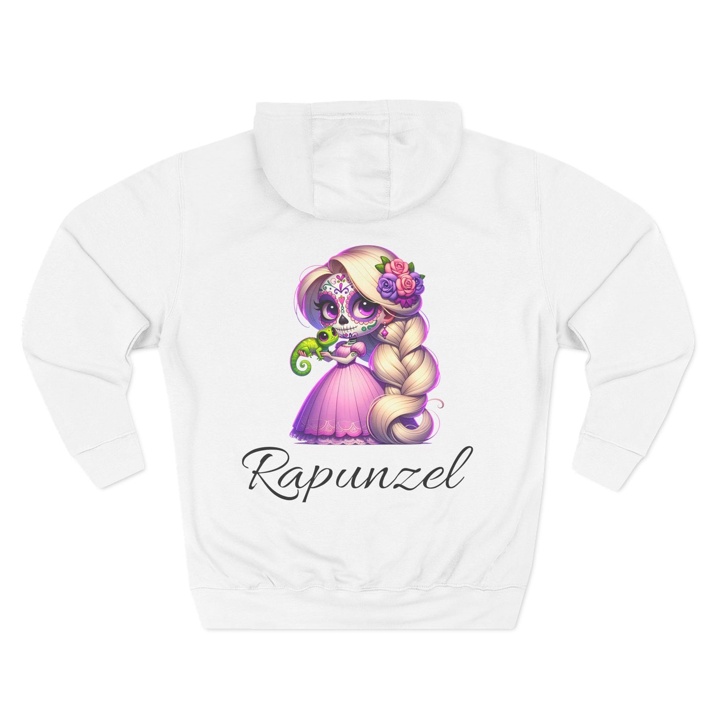 Rapunzel Illustration Hoodie | Fairy Tale Princess Graphic Pullover