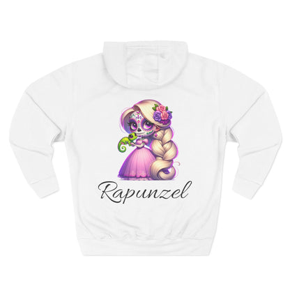 Rapunzel Illustration Hoodie | Fairy Tale Princess Graphic Pullover