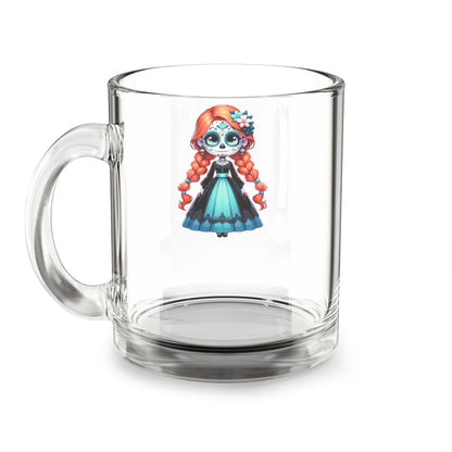 Anna Charming Glass Mug with Whimsical Design, Perfect Gift for Tea Lovers, Unique Coffee Mug for Celebrations, Drinkware for All Occasions