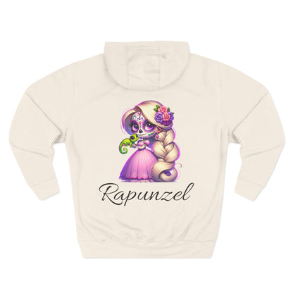 Rapunzel Illustration Hoodie | Fairy Tale Princess Graphic Pullover