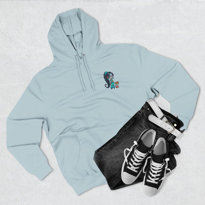Princess Jasmine Fleece Hoodie, Cozy Cartoon Sweatshirt for Winter, Perfect Gift for Kids, Fun Illustration Hoodie, Cute Casual Wear
