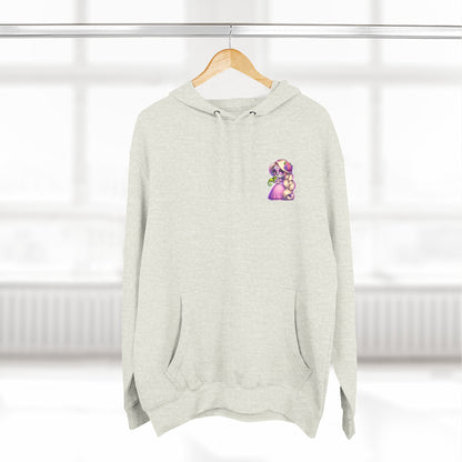 Rapunzel Illustration Hoodie | Fairy Tale Princess Graphic Pullover